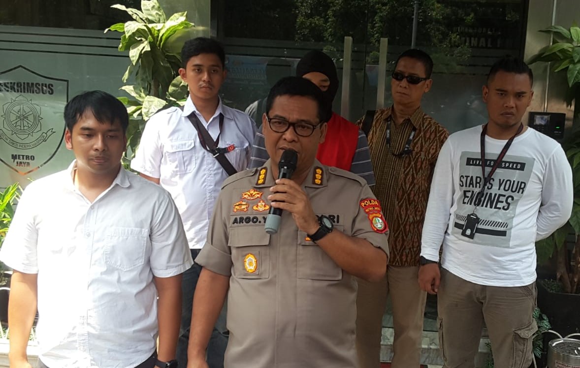 Kabid Humas Polda Metro Jaya, Kombes Pol Argo Yuwono di Mapolda Metro Jaya