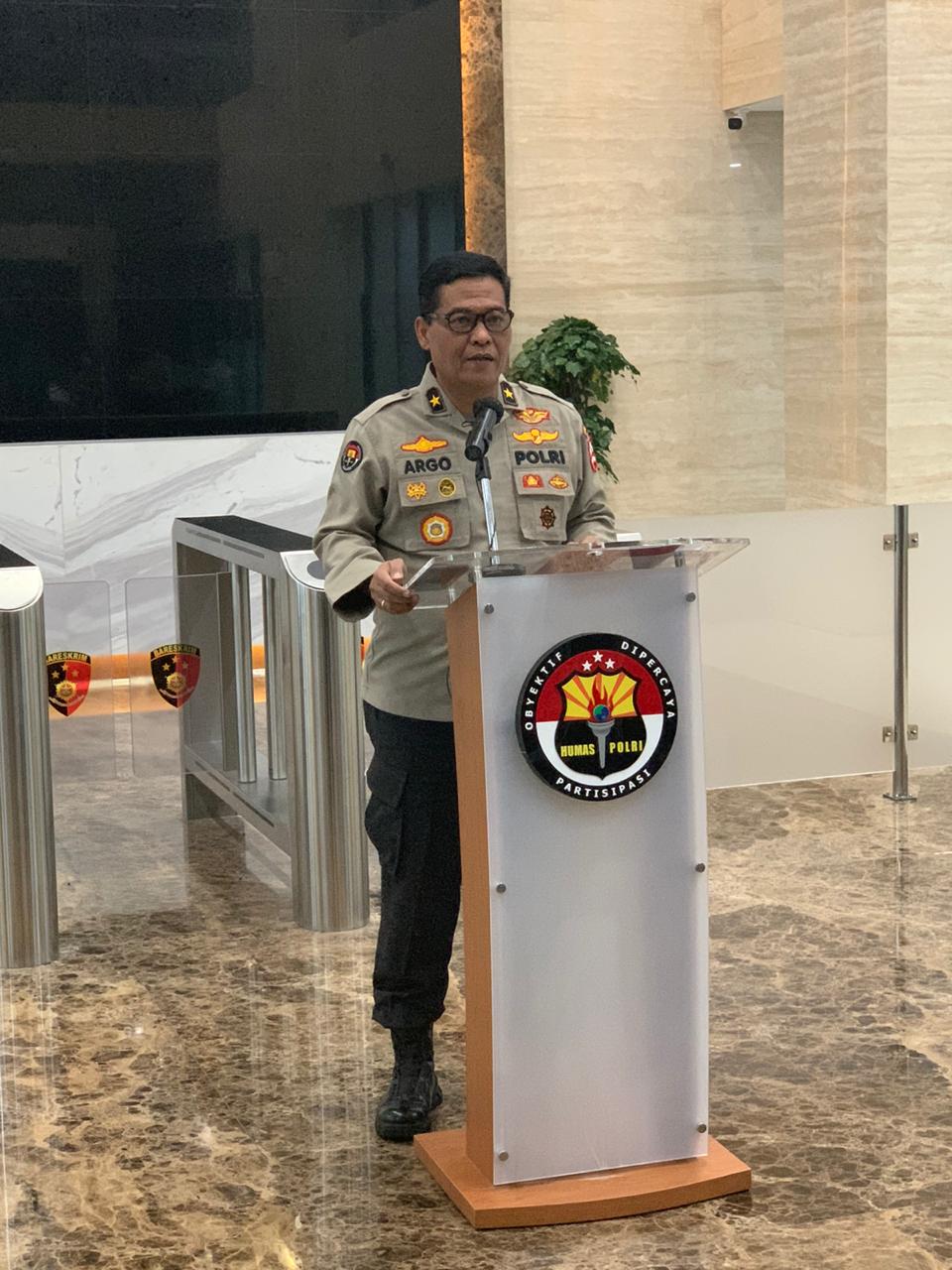 Karo Penmas Divisi Humas Polri Brigjen Argo Yuwono
