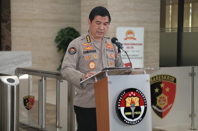 
					Kabag Penum Mabes Polri Kombes Ahmad Ramadhan, Selasa (21/7/2020).
