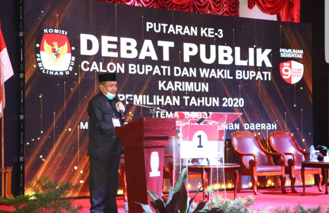 
					Debat ke 3 Paslon Pilkada Karimun, Saling “Serang” di Bidang Ketenagakerjaan dan Narkoba.