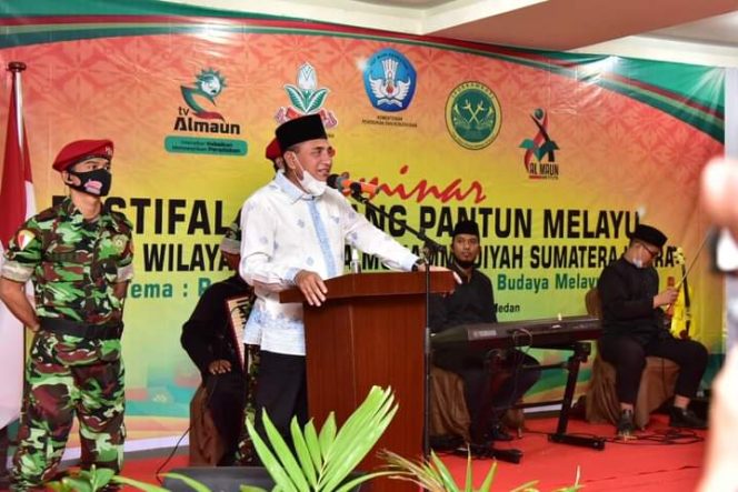 
					Festival Dendang Pantun Melayu, Gubernur Edy Ajak Generasi Muda Hidupkan Kebudayaan Lokal