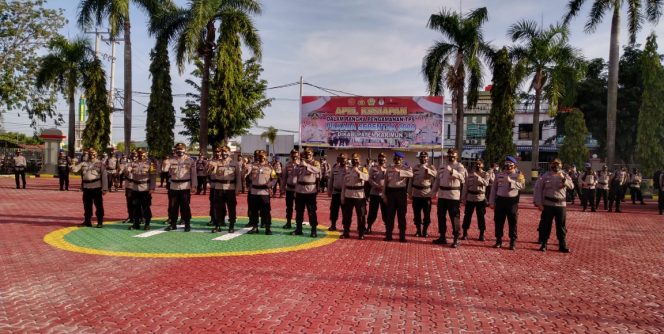 
					Polres Karimun Gelar Apel Pengecekan Kesiapan Pengamanan TPS Pilkada Serentak Tahun 2020.