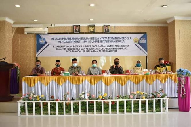 
					Mahasiswa KKNT-MM III USK Lakukan Pertemuan Bersama Pemerintah Kabupaten Simeulue