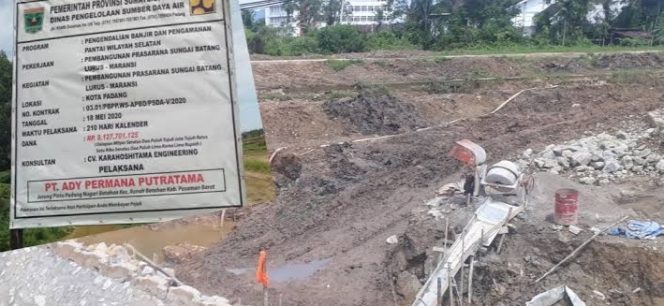 
					Belum Satu Bulan PHO, Proyek PSDA Sumbar Alami “Keretakan”