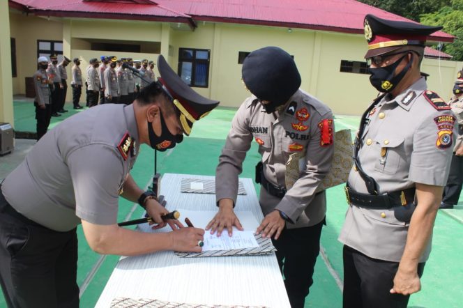 
					Kapolres Simeulue Kembali Memimpin Sertijab Kabag Sumda, Kasat Sabhara & Kapolsek Teupah Barat
