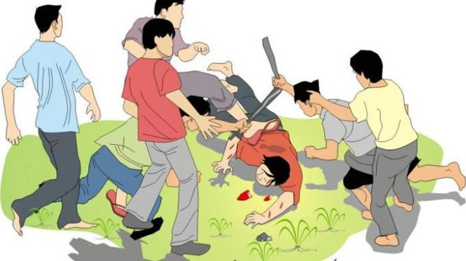 
					Seorang Oknum Kepala Sekolah dan Anaknya Kompak Keroyok Sekeluarga Tukang Warung Tuak