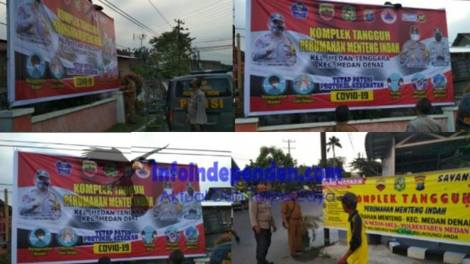 
					Polsek Medan Area Benahi Posko Dalam Rangka Kunjungan Baharkam Mabes Polri di Komplek Tangguh