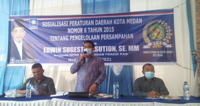 
					Edwin Sugesti Nasution Sosper Perda No 6 Tahun 2015 Kepada 23 Kelompok Pengajian Di Kel. Bantan