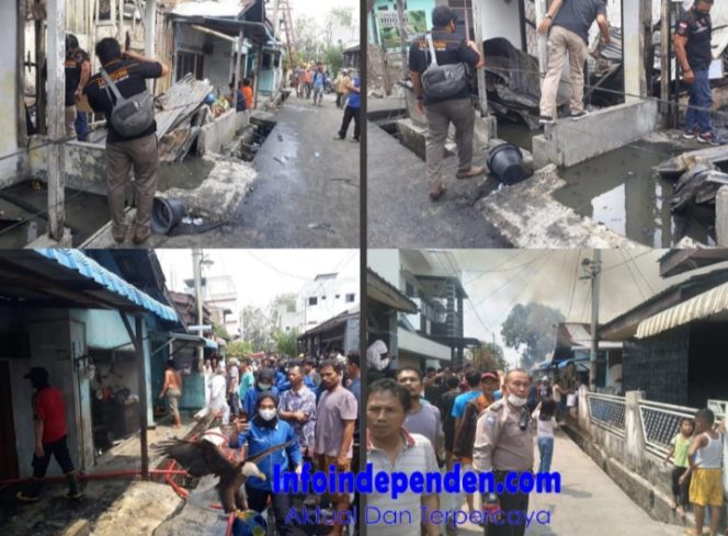 
					Kebakaran Menghanguskan 3 (tiga) Unit Rumah Semi Permanen di Jl.Denai