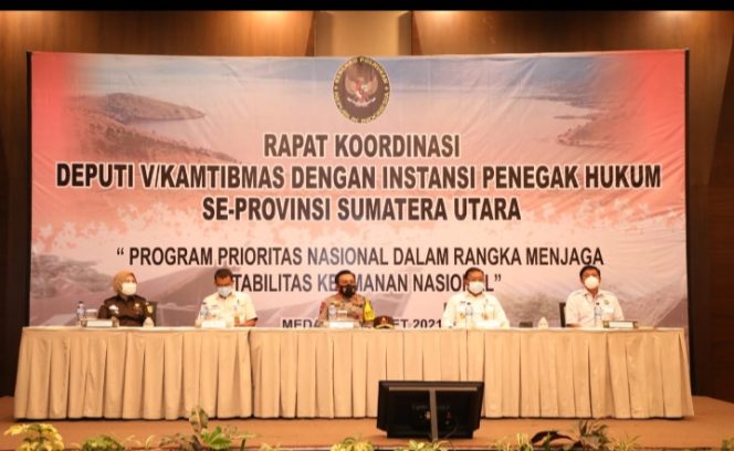 
					Kapolda Sumut Gelar Rakor Jaga Stabilitas Keamanan Nasional