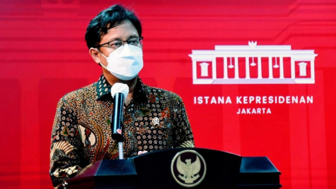 
					Ket foto: Menteri Kesehatan Budi Gunadi Sadikin memberikan keterangan di Kantor Presiden, Jakarta, pada Jumat, 26 Maret 2021. Foto: BPMI Setpres/Rusman