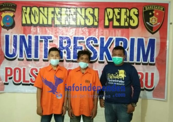 
					Usai Beli Sabu Di Medan Denai 2 Warga Desa Tembung Di Boyong Petugas Polsek Medan Baru