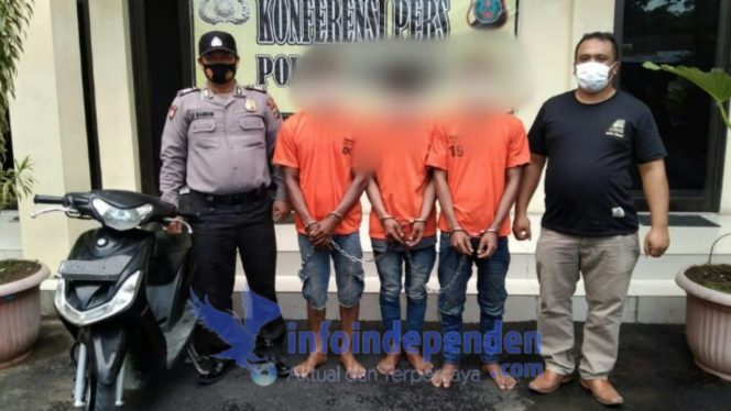 
					Polsek Sunggal Bekuk Tiga Spesialis Curanmor