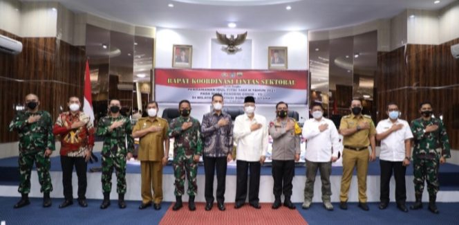 
					Kapoldasu, Wagubsu Dan Pangdam I/BB Rapat Koordinasi Pengamanan Idul Fitri