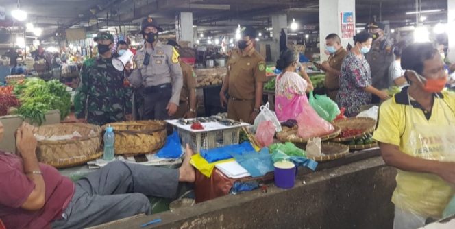 
					Taruna Satlat Kijang Latsitardanus XLI Sosialisasikan Prokes Covid-19 di Pasar Petisah