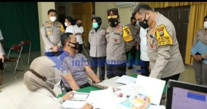 
					Polda Sumut Vaksin 17.716 Personil