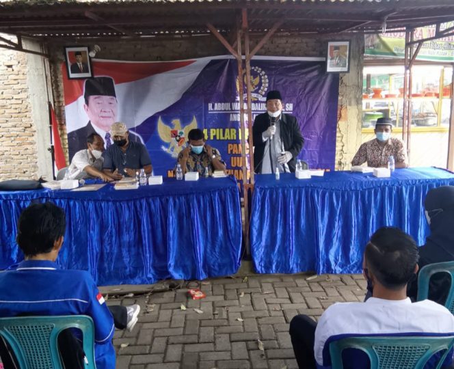 
					Gelar Sosialisasi 4 Pilar Kebangsaan H. Abdul Wahab Dalimunthe Minta Warga Tidak Abaikan Prokes Covid-19