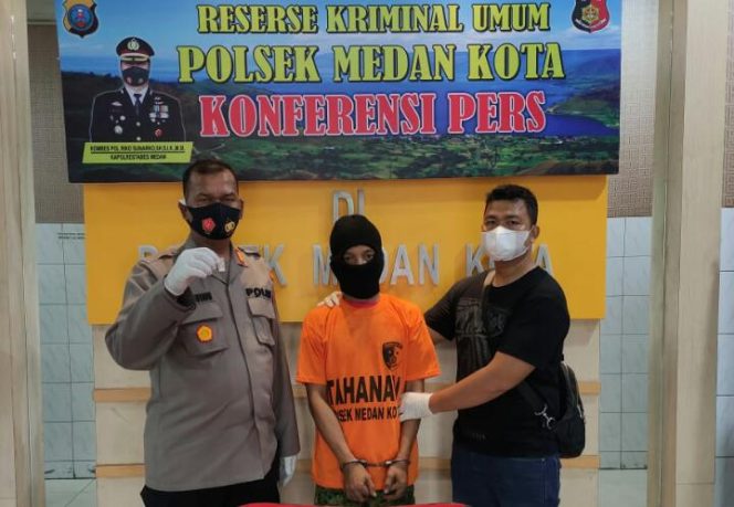
					Kantongi Sabu DN Diboyong Tekab Polsek Medan Kota
