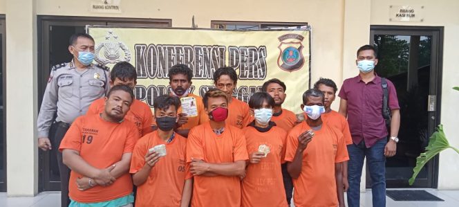 
					Jalankan Instruksi Kapolri, Team Gabungan Polsek Sunggal Amankan 10 Preman Dan Pelaku Pungli