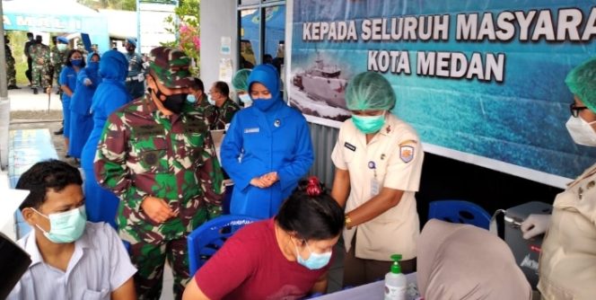 
					TNI AL – Lantamal I Laksanakan Pekan Serbuan Vaksinasi Kepada Masyarakat Maritim Kota Medan