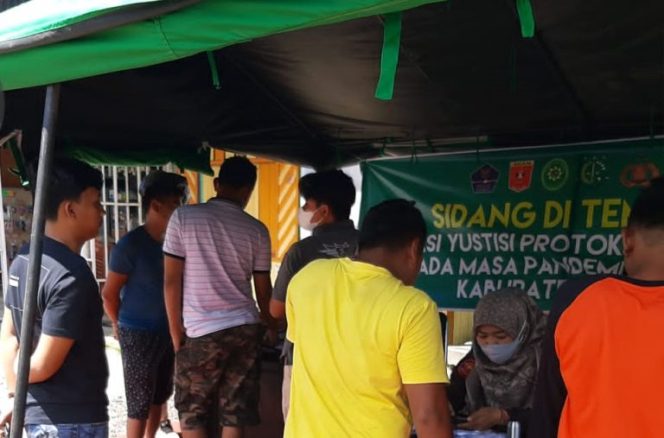 
					23 Orang Terjaring Operasi Yustisi di Kawasan Pasar Biaro