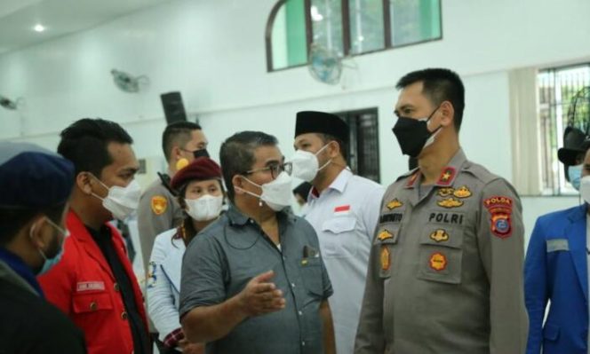 
					Waka Polda Sumut Tinjau Vaksinasi Tahap II di Kampus UINSU