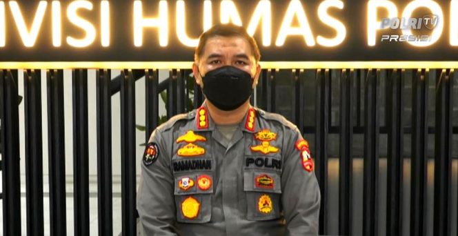 
					Ket foto : Kabag Penum Divisi Humas Polri Kombes Ahmad Ramadhan, Selasa (14/9/2021). (DivHumPol)