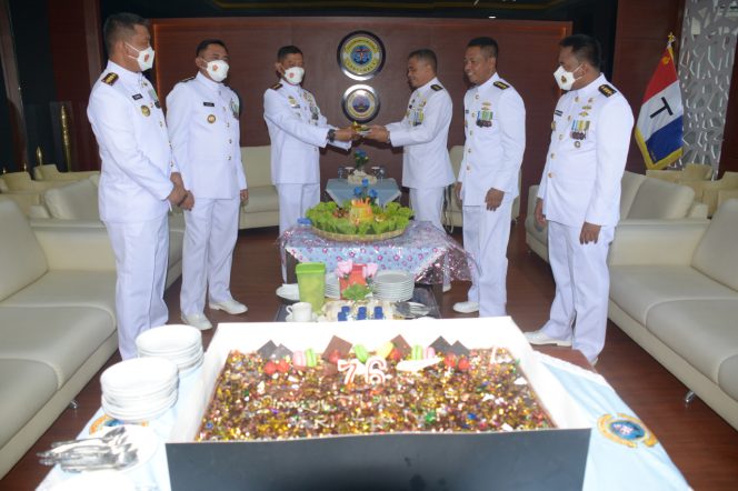 
					Secara Sederhana TNI AL Lantamal I Peringati Puncak HUT TNI Ke 76