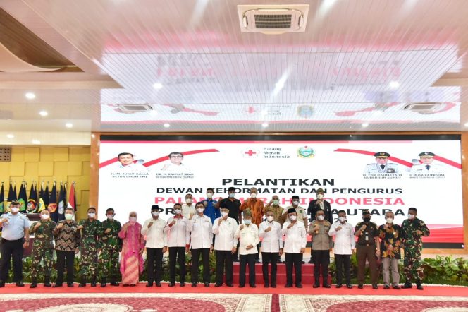 
					Danlantamal I Ucapkan Selamat Kepada Dewan Kehormatan Dan Pengurus PMI Sumut Yang Baru