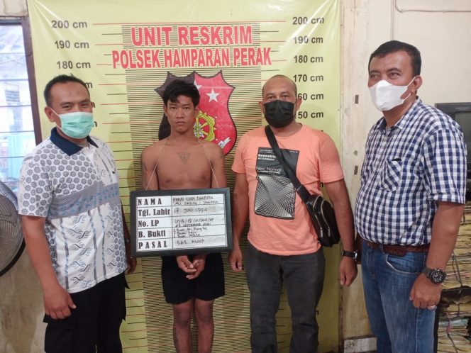 
					POLSEK HAMPARAN PERAK RINGKUS PELAKU CURANMOR