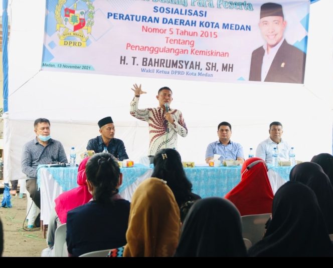 
					GELAR SOSIALISASI PERDA PENANGGULANGAN KEMISKINAN, DEWAN INGATKAN PEMKO AGAR FOKUS MENEKAN ANGKA KEMISKINAN KOTA MEDAN