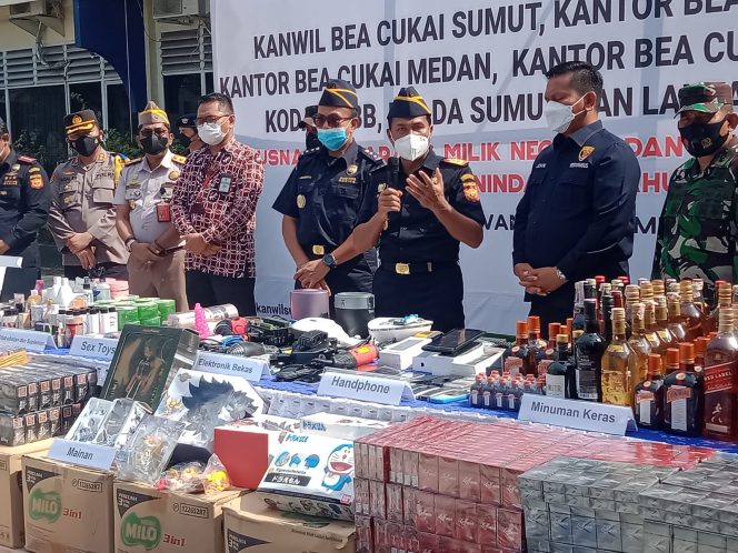 
					BC MUSNAHKAN BARANG MILIK NEGARA HASIL PENINDAKAN KEPABEANAN DAN CUKAI