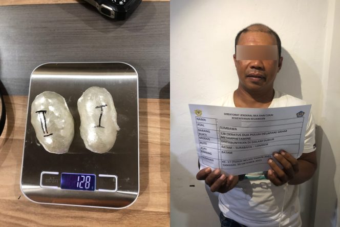 
					Bea Cukai Batam Kembali Tangkap Calon Penumpang Tujuan Lombok Pembawa Sabu Dalam Dubur