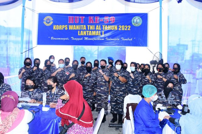 
					TERUS KEBUT VAKSINASI COVID-19 LANTAMAL I BERIKAN LAYANAN TERBAIK KEPADA MASYARAKAT KOTA MEDAN