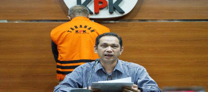 
					Ket foto: Wakil Ketua KPK, Nurul Ghufron dalam konferensi pers di Jakarta, Selasa (11/1/2022). (HumKPK)
