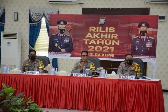 
					Pengungkapan Kasus Narkotika Oleh Polda Kepri Selama Tahun 2021