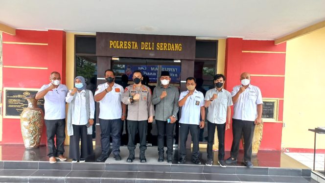 
					Kapolresta Sambut  Audensi Komisioner Bawaslu Kabupaten Deli Serdang