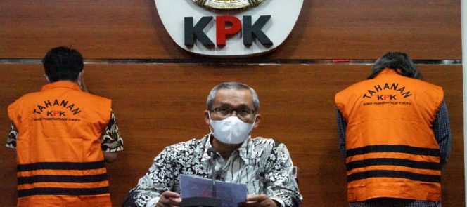 
					Ket foto: Wakil Ketua KPK Alexander Marwata dalam konferensi pers, Kamis (17/2/2022). (HumKPK)