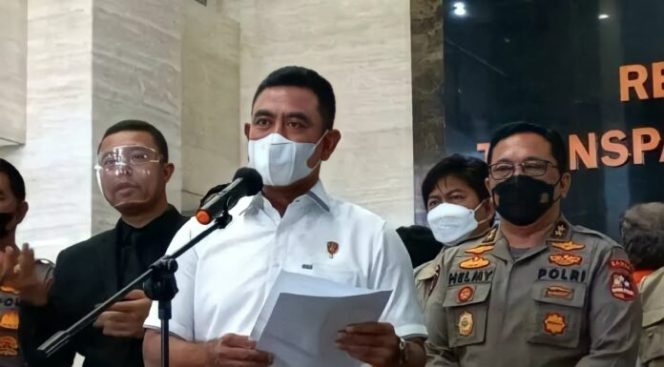 
					Ket foto: Dirtipideksus Bareskrim Polri Brigjen Whisnu Hermawan dalam keterangannya, dikutip Senin (21/2/2022). (DivHumPol)