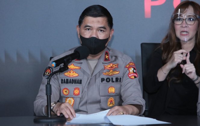 
					Ket foto: Karo Penmas Divisi Humas Polri Brigken Ahmad Ramadhan. (DivHumPol)