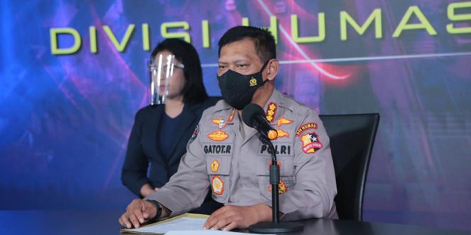 
					Ket foto: Kabag Penum Divisi Humas Polri, Kombes Gatot Repli Handoko dalam keterangannya, Jumat (4/3/2022). (DivHumPol)