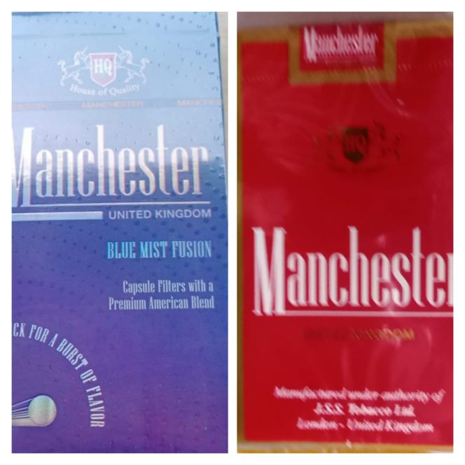 
					Ket foto: Rokok merek Manchester Mild dan rokok Manchester Merah juga ada tersedia di grosir-grosir, dan warung-warung kecil seperti warung kaki lima yang ada di kota Batam, Kepulauan Riau (Kepri). 