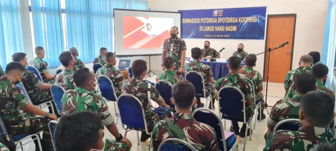 
					Aspotdirga Koopsud I Laksanakan Sosialisasi  Binwassos Di Ruang Lanud Hang Nadim