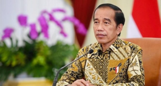 
					Ket foto: Presiden Joko Widodo menyampaikan keterangan terkait imbauan mudik lebaran di Istana Merdeka, Jakarta. Foto: BPMI Setpres.