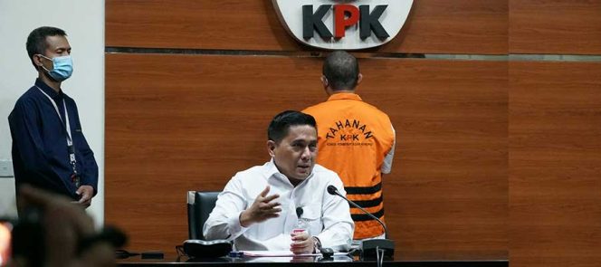 
					Ket foto: Deputi Penindakan dan Eksekusi KPK Karyoto, Jumat (20/5/2022). (HumKPK)