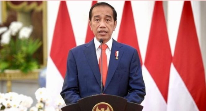 
					Ke foto: Presiden Joko Widodo menyampaikan sejumlah pandangannya dalam sesi pembukaan Sidang Komisi Ke-78 UNESCAP secara virtual dari Istana Merdeka Jakarta, pada Senin, 23 Mei 2022. Foto: BPMI Setpres.