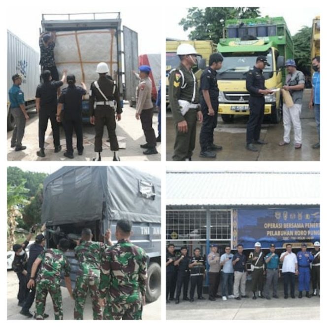 
					Bea Cukai Batam bersama TNI, Polri dan ASDP Gelar Operasi Gabungan di Pelabuhan Roro Telaga Punggur