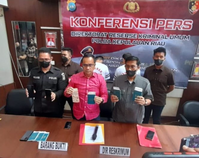 
					Polda Kepri Berhasil Amankan Dua Orang Tersangka Tindak Pidana Perdagangan Orang