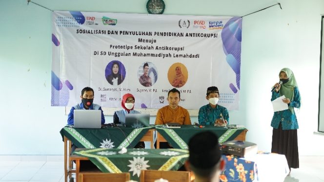 
					SD Unggulan Muhammadiyah Lemahdadi Menuju Prototipe Sekolah Antikorupsi
