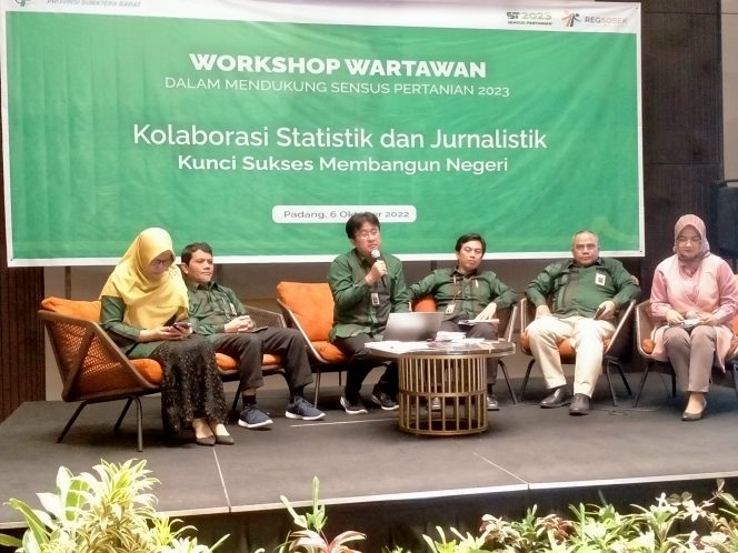 
					Dukung Sensus, BPS Sumbar Gelar Workshop Wartawan